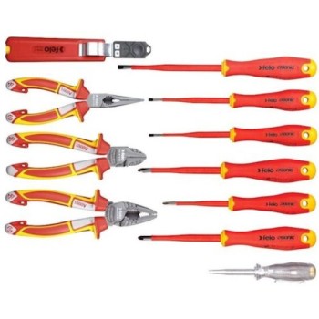 FELO Set alata Ergonic E-Slim VDE sa testerom i šrafcigerem SL/PH/PZ 41381104 11 kom