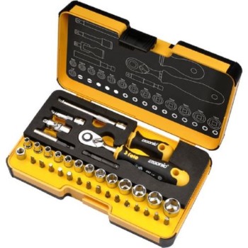 FELO Set alata XL-Strongbox R-GO XL sa čegrtaljkom SL/HEX-Nut/HEX/PH/PZ/TX/SQ 05783616 36 kom