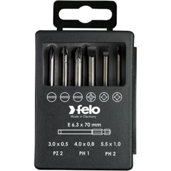 FELO Set bitova Industrial Bit-box Profi 73 mm SL/PH/PZ 03092716 6 kom