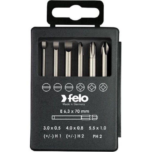 FELO Set bitova Industrial Bit-box Profi 73 mm SL/PH/XENO 03292716 6 kom