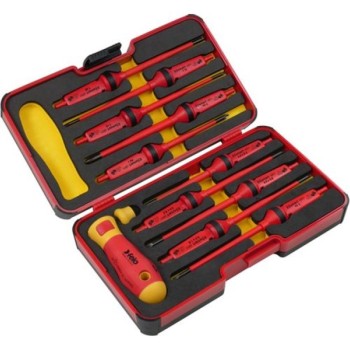 FELO Set dielektrični alata XL-Strongbox E-Smart slim VDE SL/PH/PZ/TX 06381206 12 kom