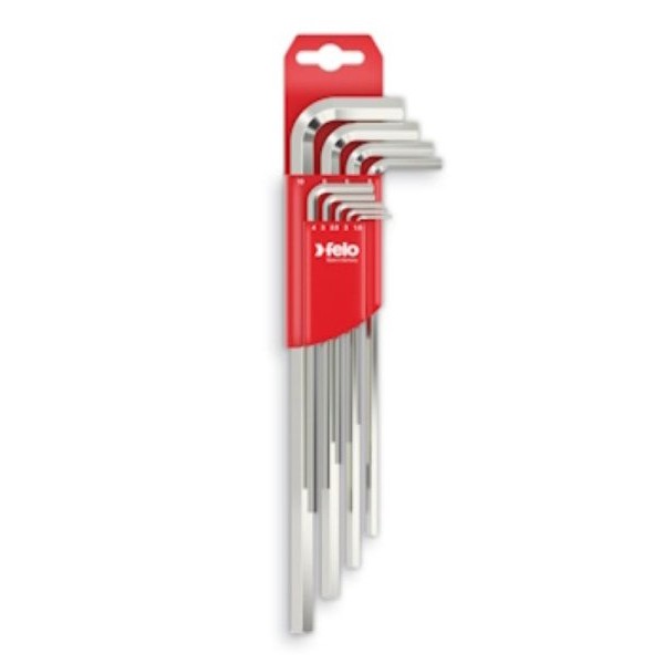 FELO Set dugih šestougaonih L-ključeva HEX 1.5-10.0mm 9/1 34600911