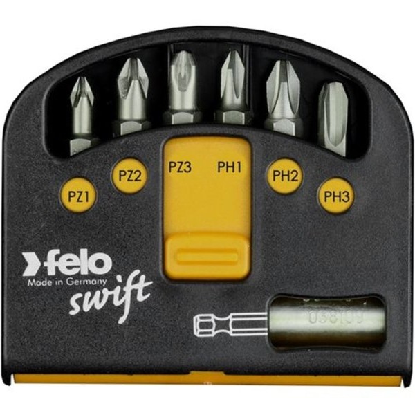 FELO Set sa držačem i bitovima Industrial Swift PH/PZ 02060326 7 kom (02060326)