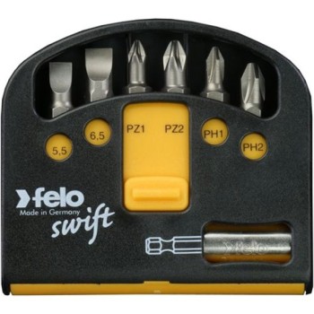 FELO Set sa držačem i bitovima Industrial Swift SL/PH/PZ 02060116 7 kom (02060116)