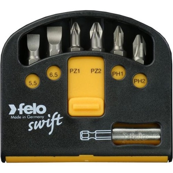 FELO Set sa držačem i bitovima Industrial Swift SL/PH/PZ 02060116 7 kom (02060116)