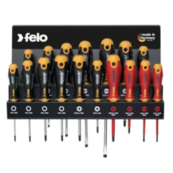 FELO Set šrafcigera Ergonic sa VDE šrafcigerima SL/PH/PZ/TX 17/1 40091743