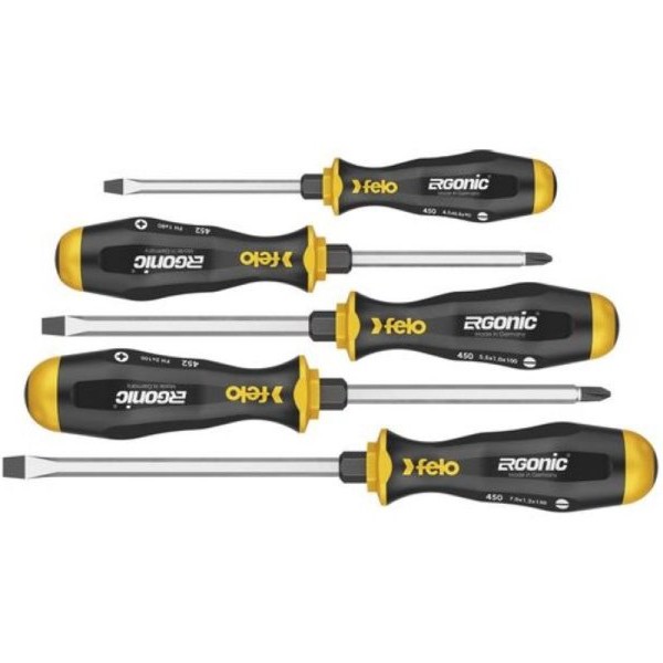 FELO Set udarnih šrafcigera Ergonic 450 SL/PH 45095248 5 kom