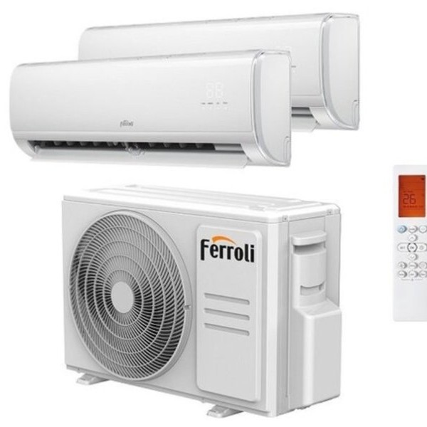 FERROLI Inverter Multi split klima uređaj Giada (SJ 18000 BTU + UJ 2 x9000 BTU)