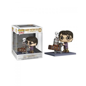 FUNKO Figura POP! Harry Potter Deluxe - Harry Pushing Trolley