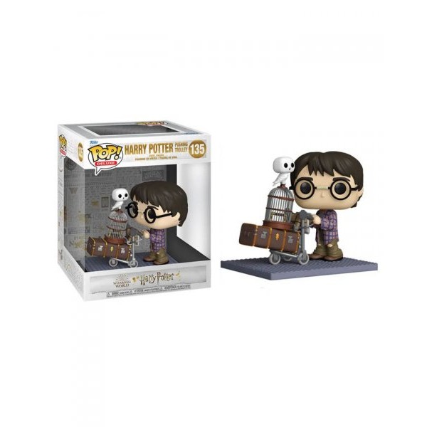 FUNKO Figura POP! Harry Potter Deluxe - Harry Pushing Trolley