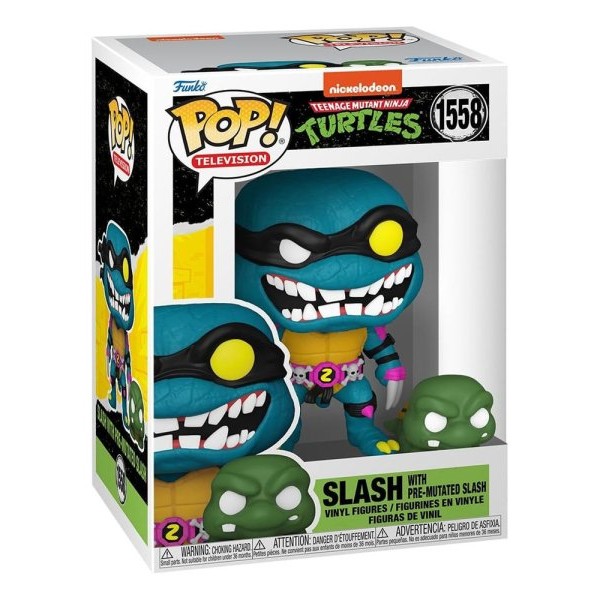 FUNKO POP! & Buddy: TMNT – Slash & Pre-mutated Turtle Slash