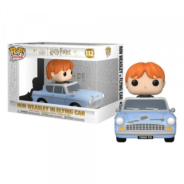 FUNKO POP Ride Sup DLX: HP CoS 20th - Ron /w Car 050517