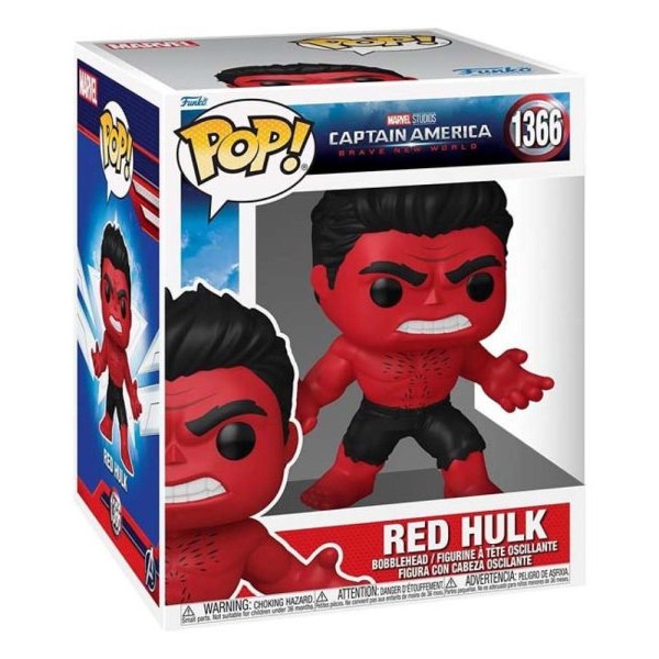 FUNKO POP! Super: Captain America Brave New World - Red Hulk, 15cm
