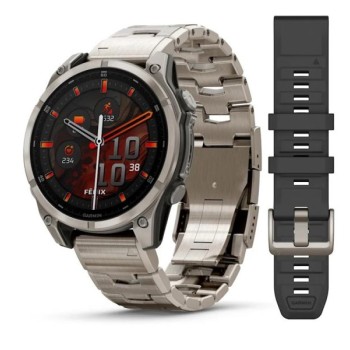 GARMIN Fenix 8 47, AMOLED, Sapphire, Titanium Band (010-02904-40)