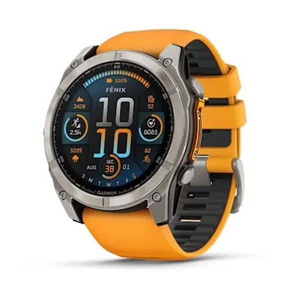 GARMIN Fenix 8 51, AMOLED, Sapphire, Orange (010-02905-11)