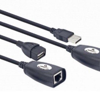 GEMBIRD UAE-30M USB extender works with CAT6 or CAT5E LAN cables 30m