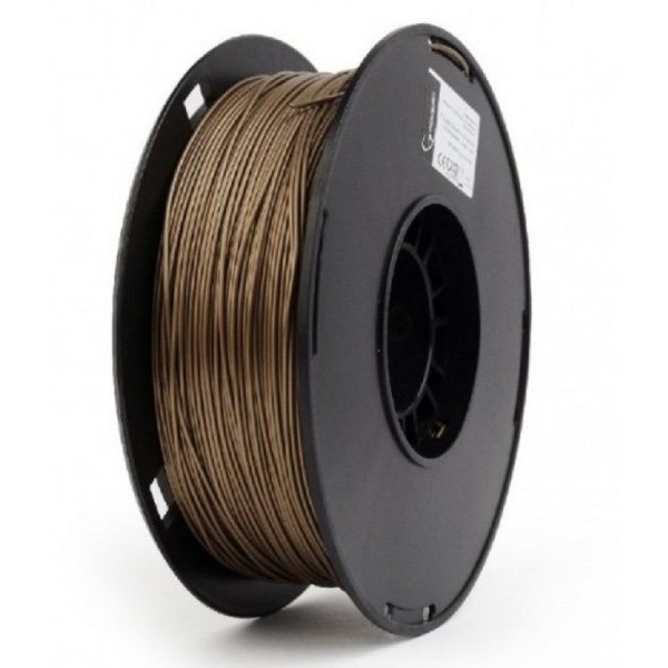 GEMBIRD 3DP-PLA+1.75-02-GL PLA-PLUS Filament za 3D stampac 1,75mm kotur 1KG GOLD Metal