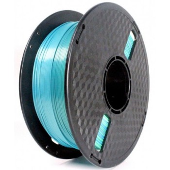 GEMBIRD 3DP-PLA-SK-01-BG PLA Svilenkasti duga Filament za 3D stampac 1.75mm, kotur 1KG blue/green