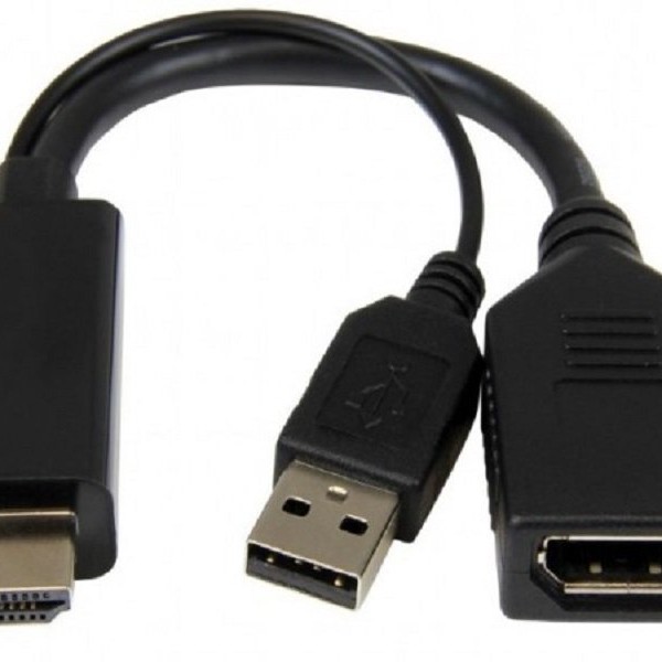GEMBIRD A-HDMIM-DPF-01 Active 4K HDMI to DisplayPort adapter, black 42540