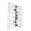 GEMBIRD Antena TV panel V2.0 Spoljna sa pojacalom, 15-32db, UHF/VHF/DVB-T2 FO