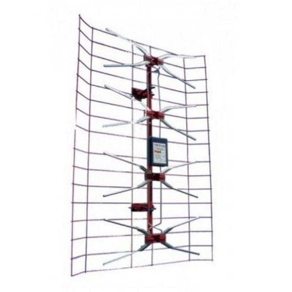 GEMBIRD Antena TV panel V2.0 Spoljna sa pojacalom, 15-32db, UHF/VHF/DVB-T2 FO