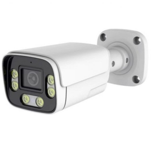 GEMBIRD CAM-IP4MP-HAQ60D GMB kamera 4MP APP P6SLite 2.8mm-F1.6 POE, IP66 DuaL LED 6xIR+6xFull Color, MIC,25m