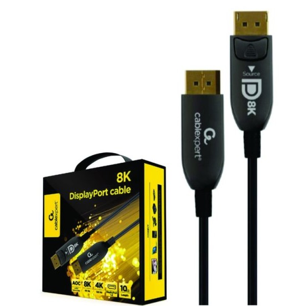 GEMBIRD CC-DP8K-AOC-10M Gembird Active Optical Cables (AOC) DisplayPort v.1.4 (8K@60Hz/4K@120Hz) 10m