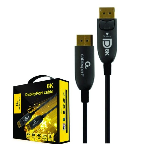 GEMBIRD CC-DP8K-AOC-5M Gembird Active Optical Cables (AOC) DisplayPort v.1.4 (8K@60Hz/4K@120Hz) 5m