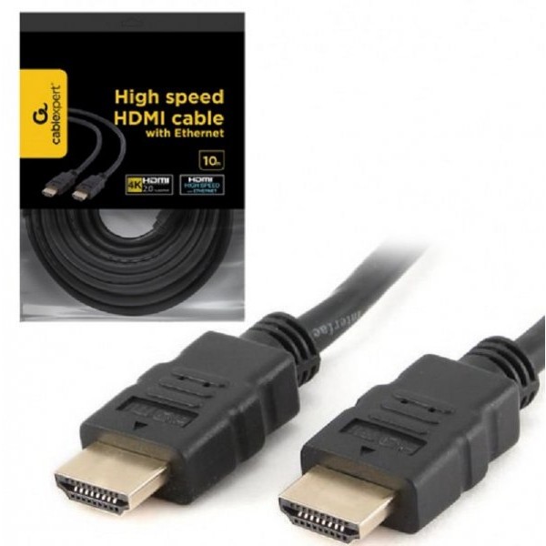 GEMBIRD CC-HDMI4-10M HDMI kabl v.2.0 ethernet support 3D/4K TV 10 m 2525