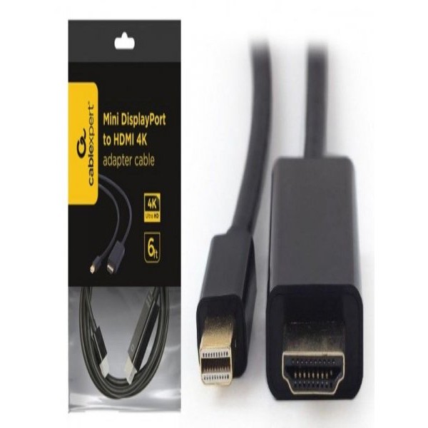 GEMBIRD CC-mDP-HDMI-6 Gembird Mini DisplayPort to HDMI 4K cable, 1.8m