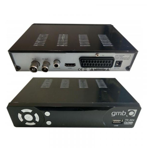 GEMBIRD Digitalni risiver DVB-T2 GMB-T2-404