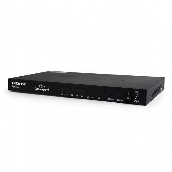 GEMBIRD DSP-8PH4-03 HDMI spliter, 8 ports
