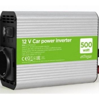 GEMBIRD EG-PWC500-01 12V Auto inverter DC/AC 500W+USB port