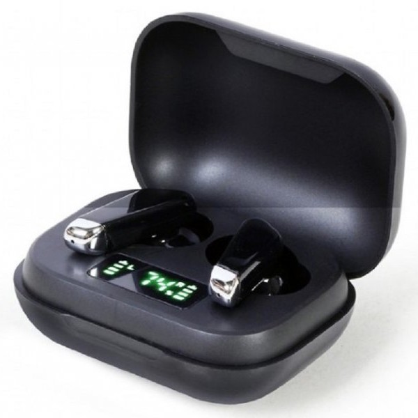 GEMBIRD FitEar-X300B bluetooth V5.0 slušalice, LED, TWS, black (alt. BHP-PRO 5)