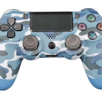 GEMBIRD JPD-Wireless-Thrillershock PC/PS4 CAMO BLUE  Bezicni gamepad sa dvostrukom vibracijom