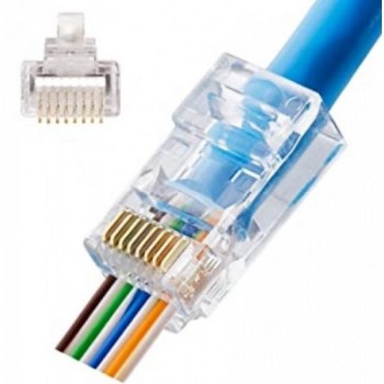 GEMBIRD LC-PTF-01/100CAT6 LAN UTP kategorije 6 EZ konektor PNP88FZv2-R RJ45 (100 komada pakovanje) 39337