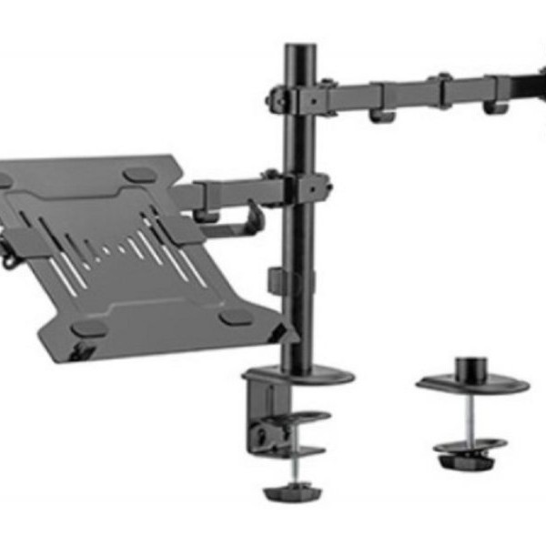 GEMBIRD MA-DA-03 Podesivi stoni drzač za monitor+ nosač za laptop