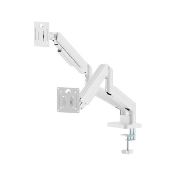 GEMBIRD MA-DA2-06-W Gembird Podesivi dupli stoni drzac za monitor, tilt, 17-32 max.10kg White
