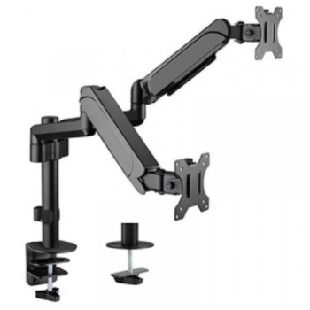 GEMBIRD MA-DA2P-01 Gembird Podesivi dupli stoni drzac za monitor, tilt,17-32 max.2x9kg (44281)