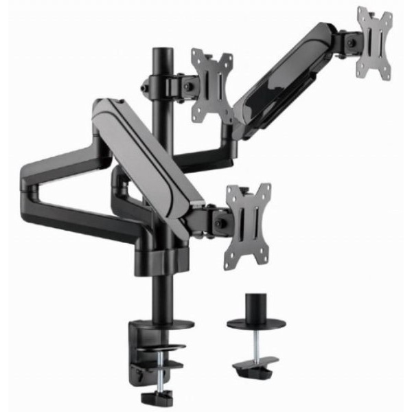 GEMBIRD MA-DA3-01 Podesivi stoni drzac za monitor sa tri ruke, tilt, 17-27 max.7kg