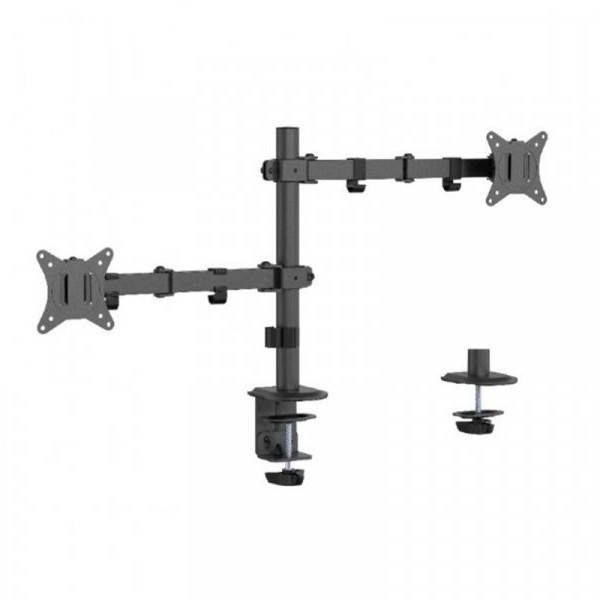 GEMBIRD Nosač MA-D2-03 za dva monitora, tilt, 17''-32'', stoni