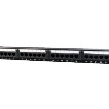 GEMBIRD (NPP-C524CM-001) 24 porta patch panel sa zadnjim upravljanjem kablovima Cat5e