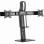 GEMBIRD Podesivi stoni drzac za dva monitora tilt, 17-27 max.2x6kg, MS-D2-01