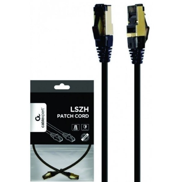 GEMBIRD PP8-LSZHCU-BK-15M Mrežni kabl S/FTP Cat.8 LSZH patch cord, crni 15m 42560