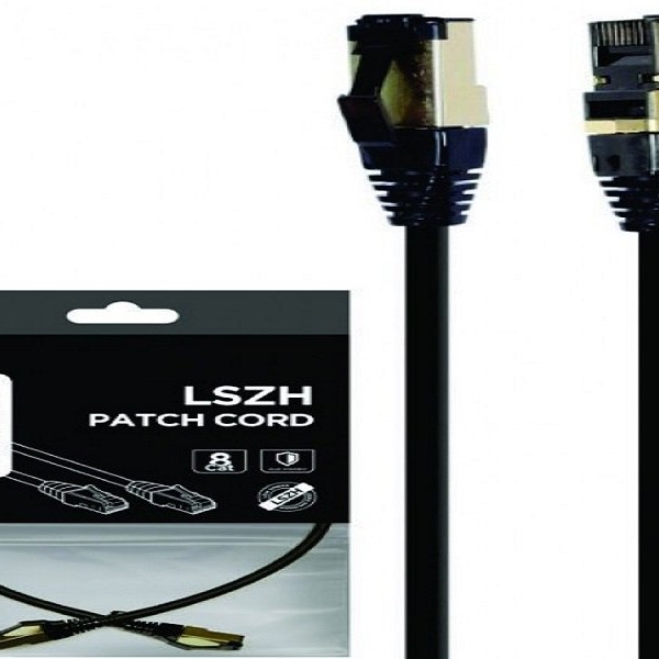 GEMBIRD PP8-LSZHCU-BK-7.5M Mrežni kabl S/FTP Cat.8 LSZH patch cord, crni 7,5m, 42565