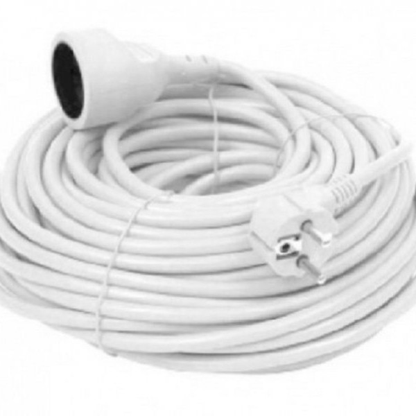 GEMBIRD Produžni kabl, 1 utičnica (3x1.5mm), 20m, beli (SPG1-B-20)