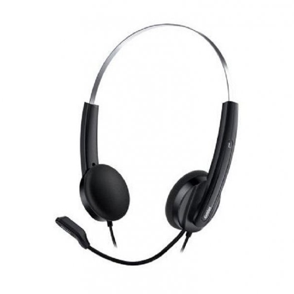 GENIUS HS-220U Black, USB, slusalice sa micr.