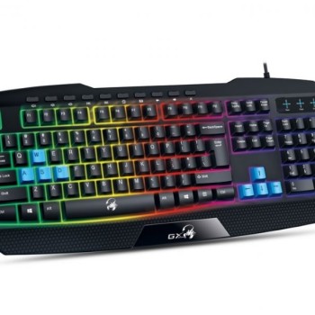 GENIUS K215 Scorpion Gaming USB US crna tastatura