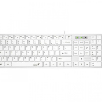 GENIUS SlimStar 126 USB US bela tastatura