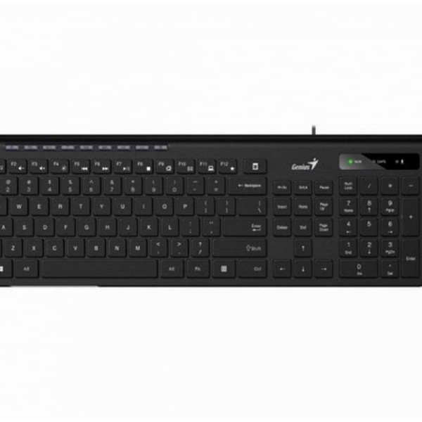 GENIUS Slimstar 230II USB US crna tastatura